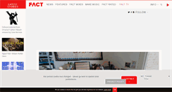 Desktop Screenshot of factmag.com